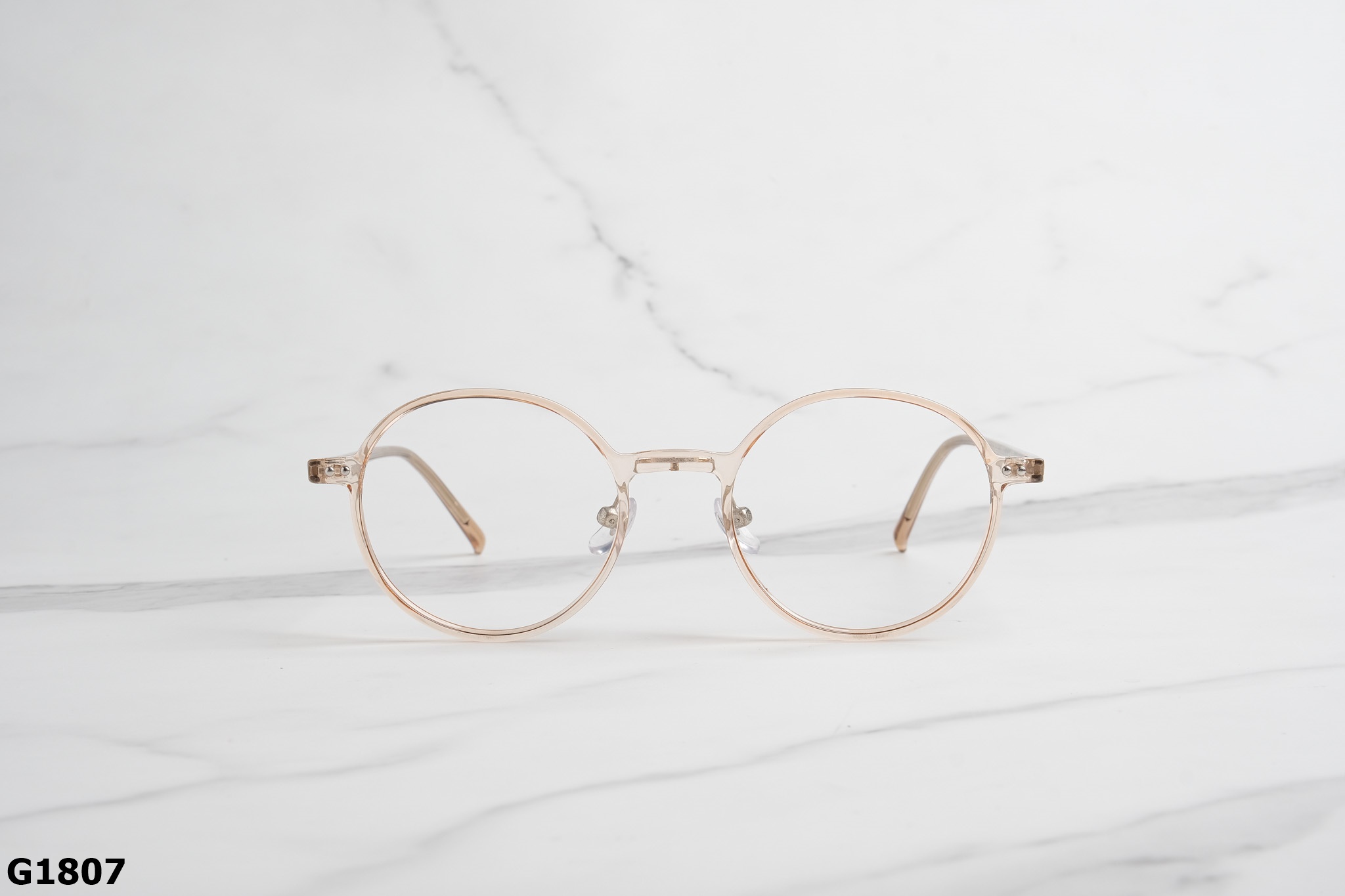 Gọng Kính Cận Dáng Tròn Ngố Thời Trang Unisex G1807
