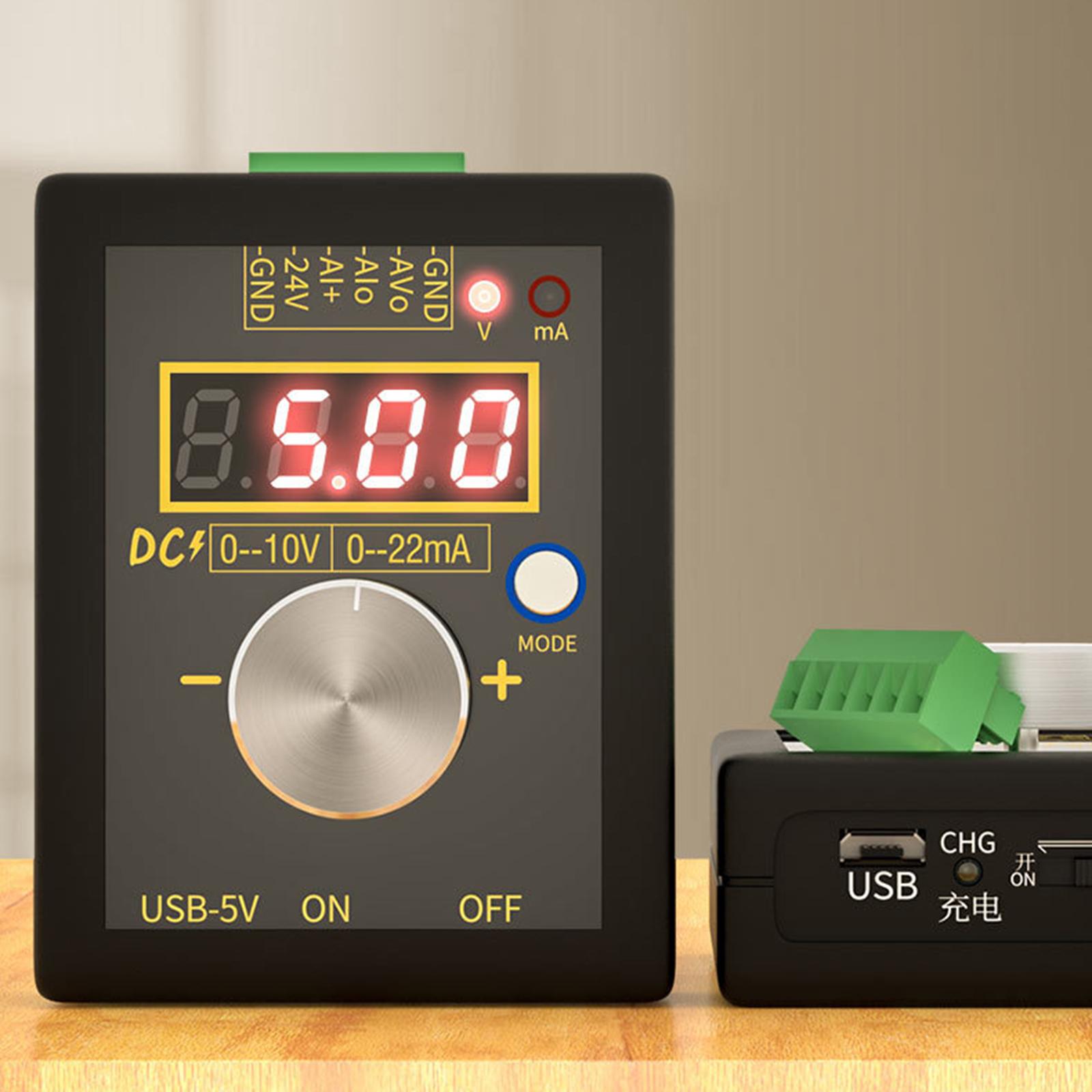 Digital Voltage Signal Generator 0-20mA Handheld Signal Generator Source Simulator Meter