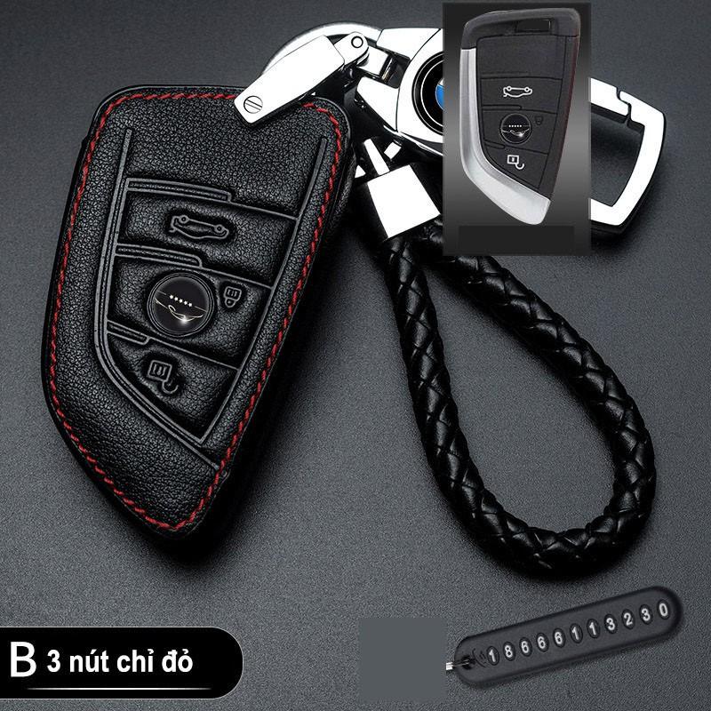Bao Da Chìa Khóa ô Tô BMW 3 Nút, 4 Nút