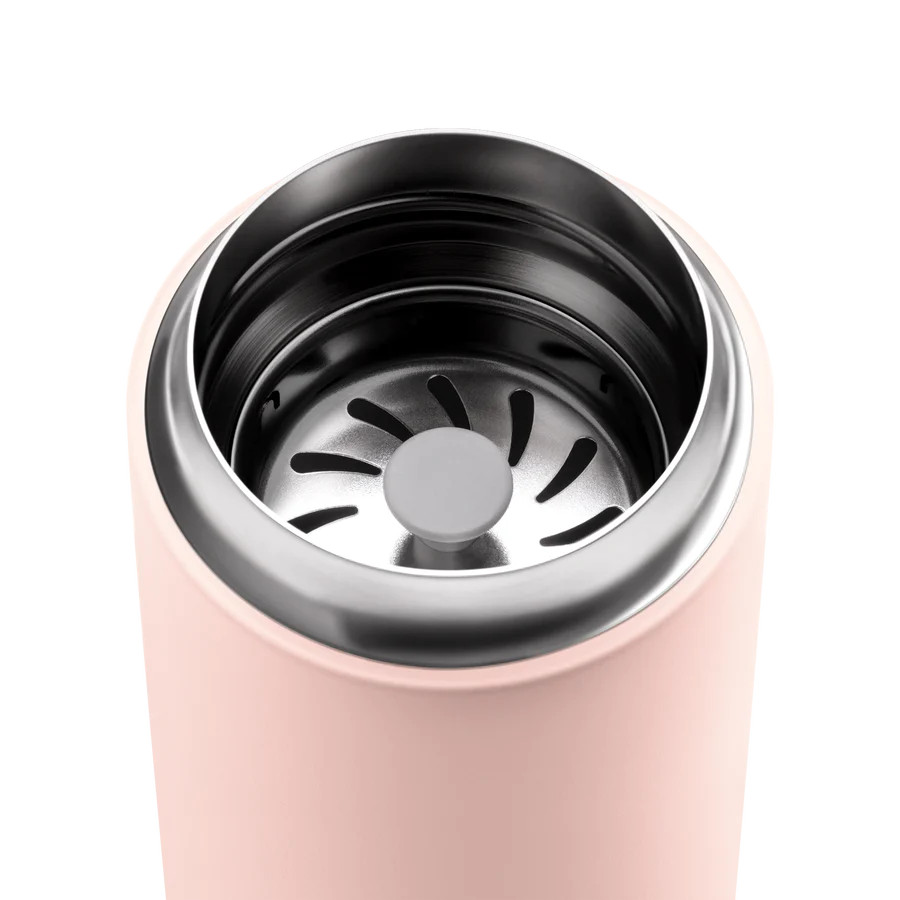 Bình Giữ Nhiệt Cà Phê Fellow Carter Move Mug Splash Guard 475Ml Có Tráng Sứ Bên Trong, Hàng Chính Hãng - Warm Pink