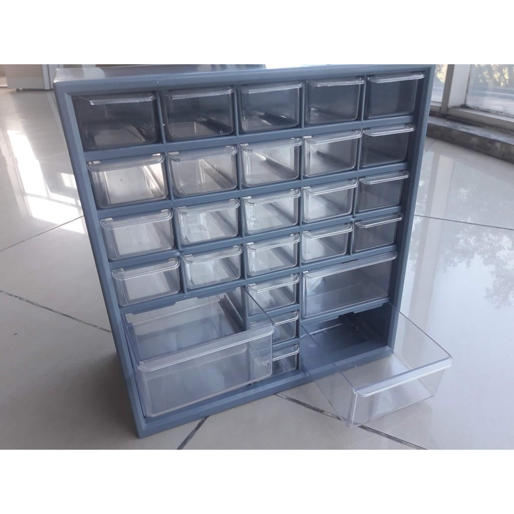 Hộp tủ đựng nhiều ngăn bằng nhựa