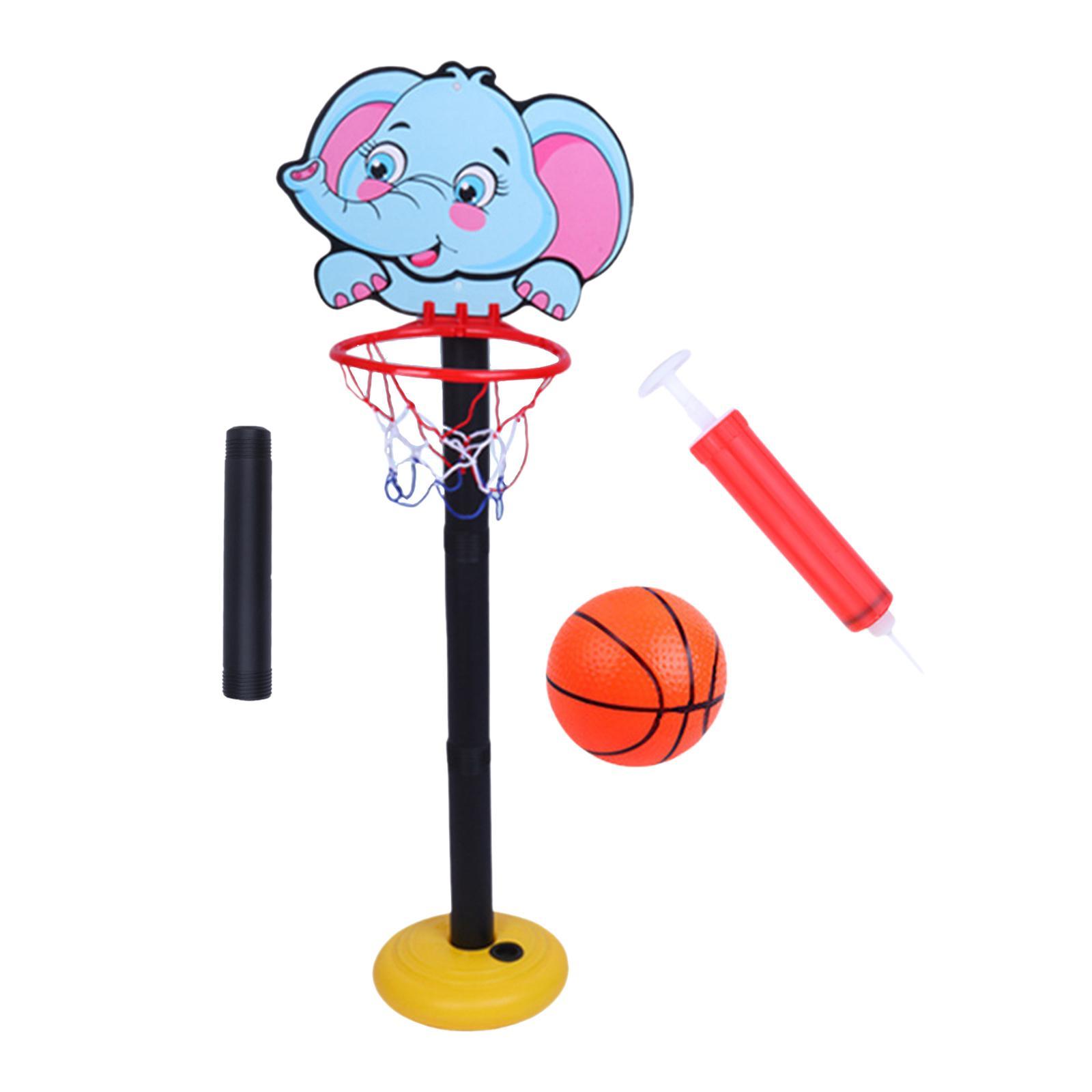 Portable Basketball Hoop Toys Outside Toys Adjustable Basketball Hoop Stand for Bedroom Garden