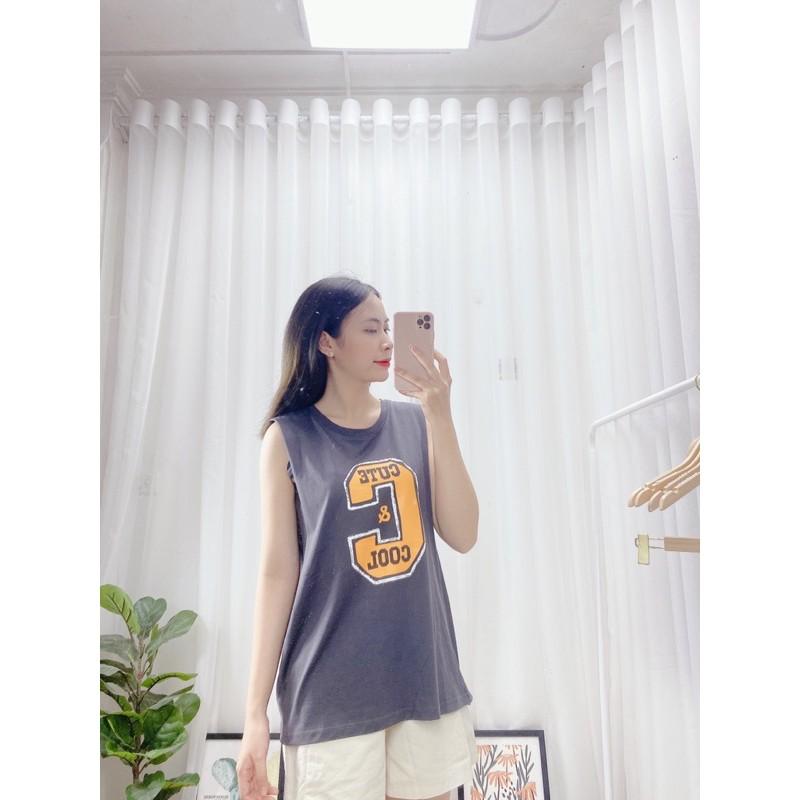 Áo tanktop chữ C