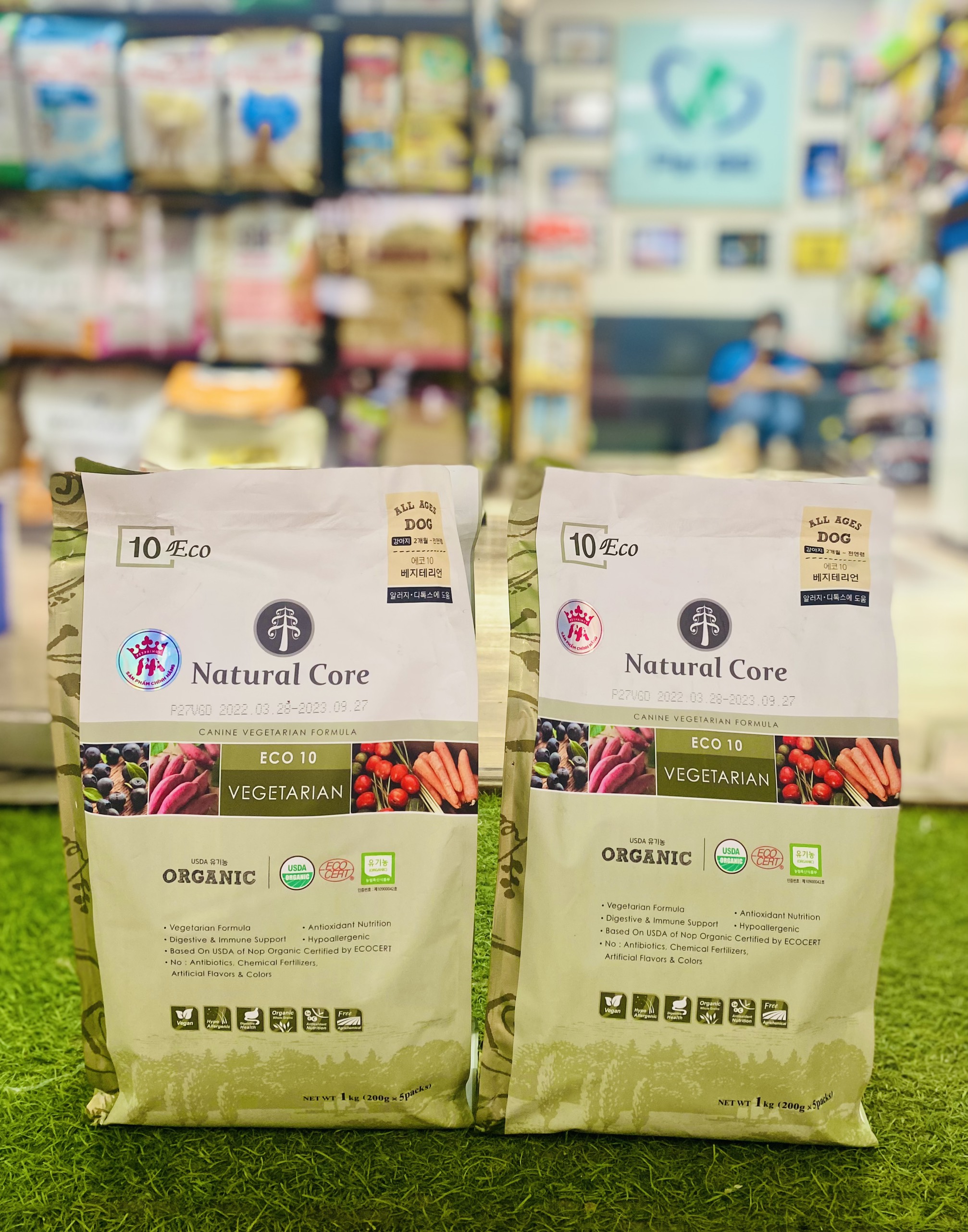 Hạt chay khô hữu cơ natural core cho chó