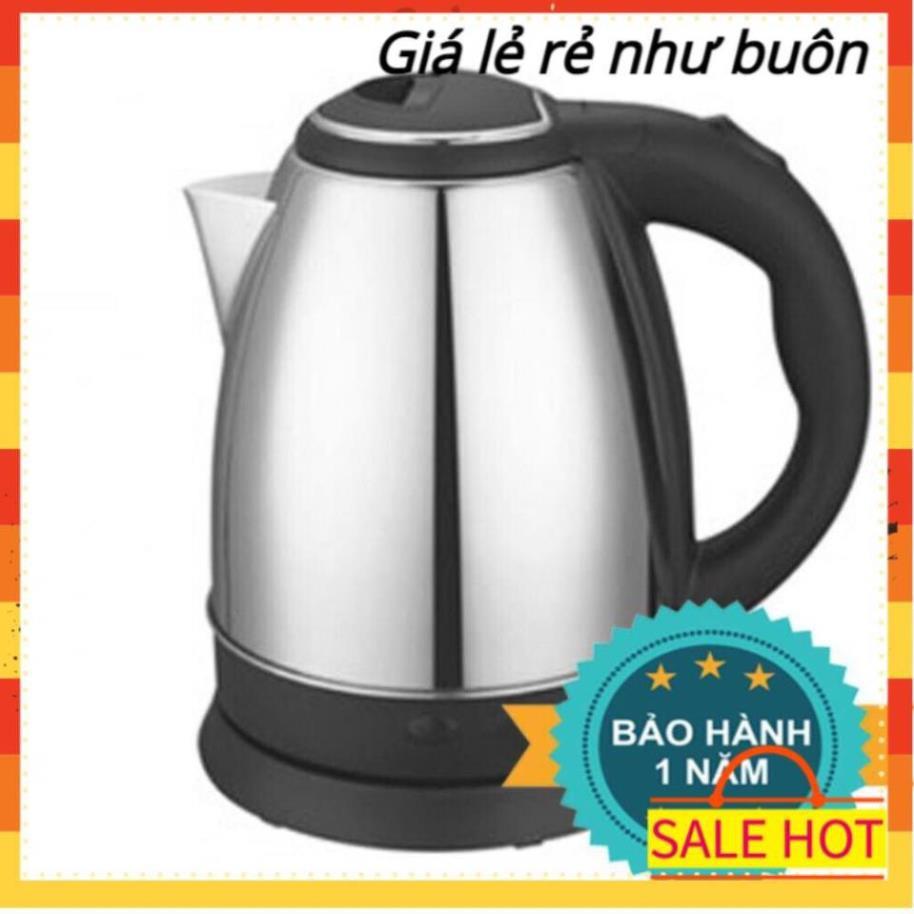 Ấm siêu tốc chất liệu inox dung tích 1.8L Electric Kettle