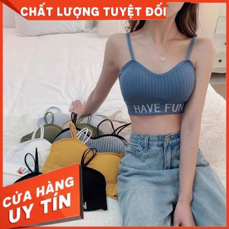 Áo Bra Cúp Ngực Dây Kép Have Fun