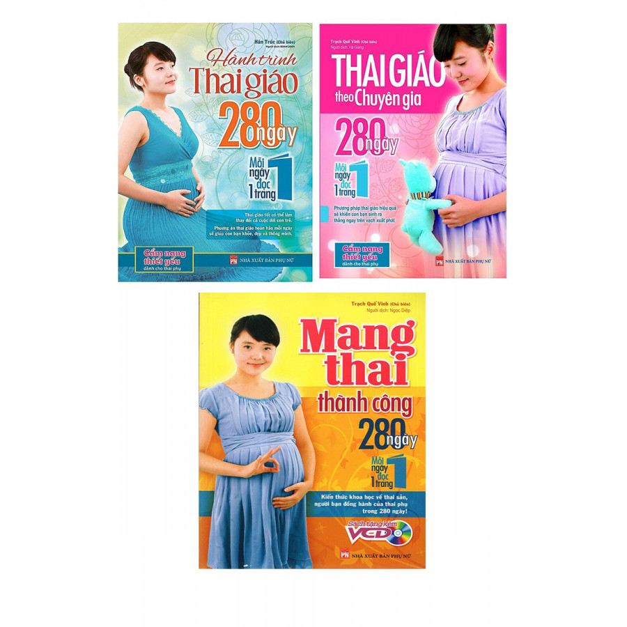 Bộ Sách 280 Ngày Thai Giáo - Ml - Combo 3 Cuốn