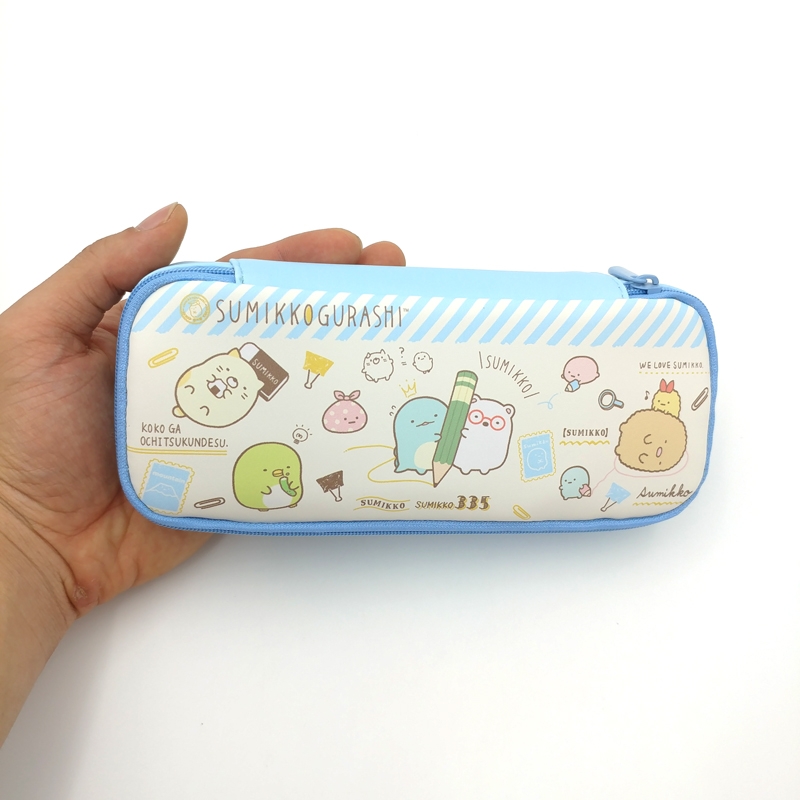 Hộp Bút Magic Đa Năng 3 Sumikko Gurashi - Màu Xanh