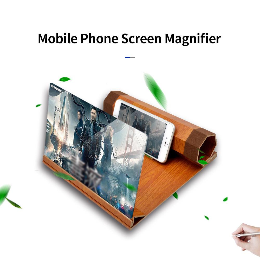 Màn hình điện thoại di động 12 inch Tạo tác 3D Chiếu hiệu ứng điện ảnh Màn hình điện thoại Phóng to