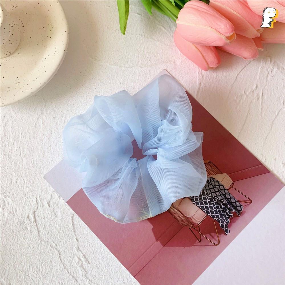 Buộc Tóc Vải Trơn, Dây Buộc Vải Voan Hàn Quốc Xinh Xắn