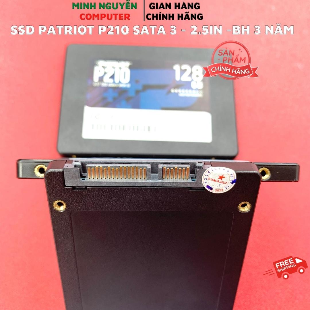 Ổ Cứng SSD 128GB, 256GB, 512GB PATRIOT P210 SATA 3 - 2.5INCH - New 100% - Hàng Chính Hãng