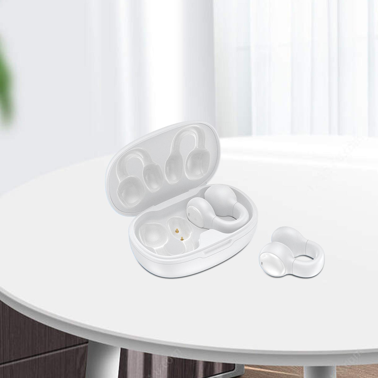Ear Clip Headphones Earpiece Calling Earphones for Business Driving Fitness