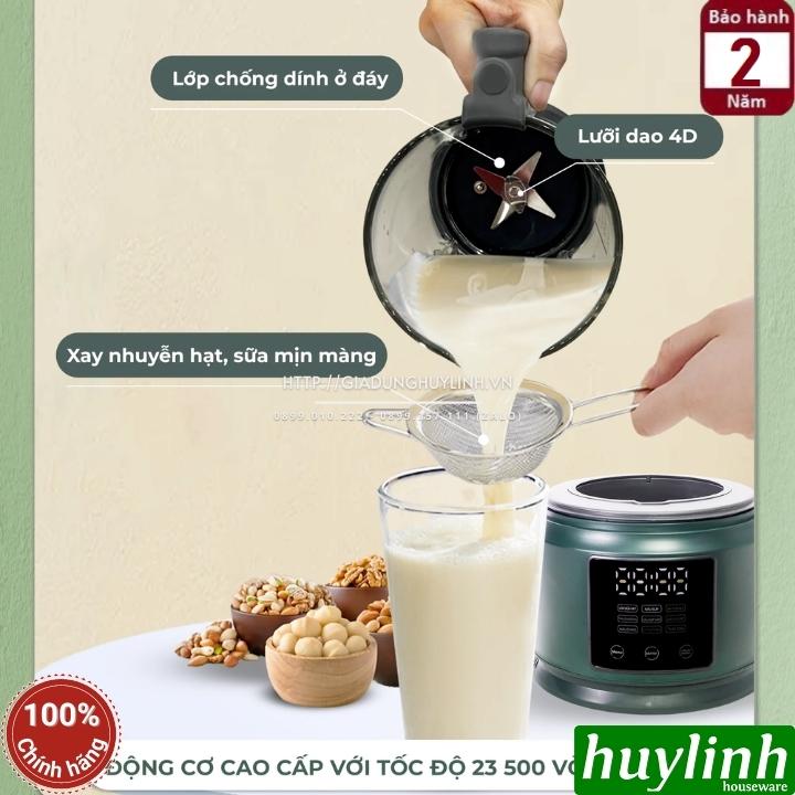 Máy xay nấu sữa hạt cao cấp Magic ECO AC-141 - 1.5 lít - 9 Menu cài sẵn - Hàng chính hãng - Có chống ồn