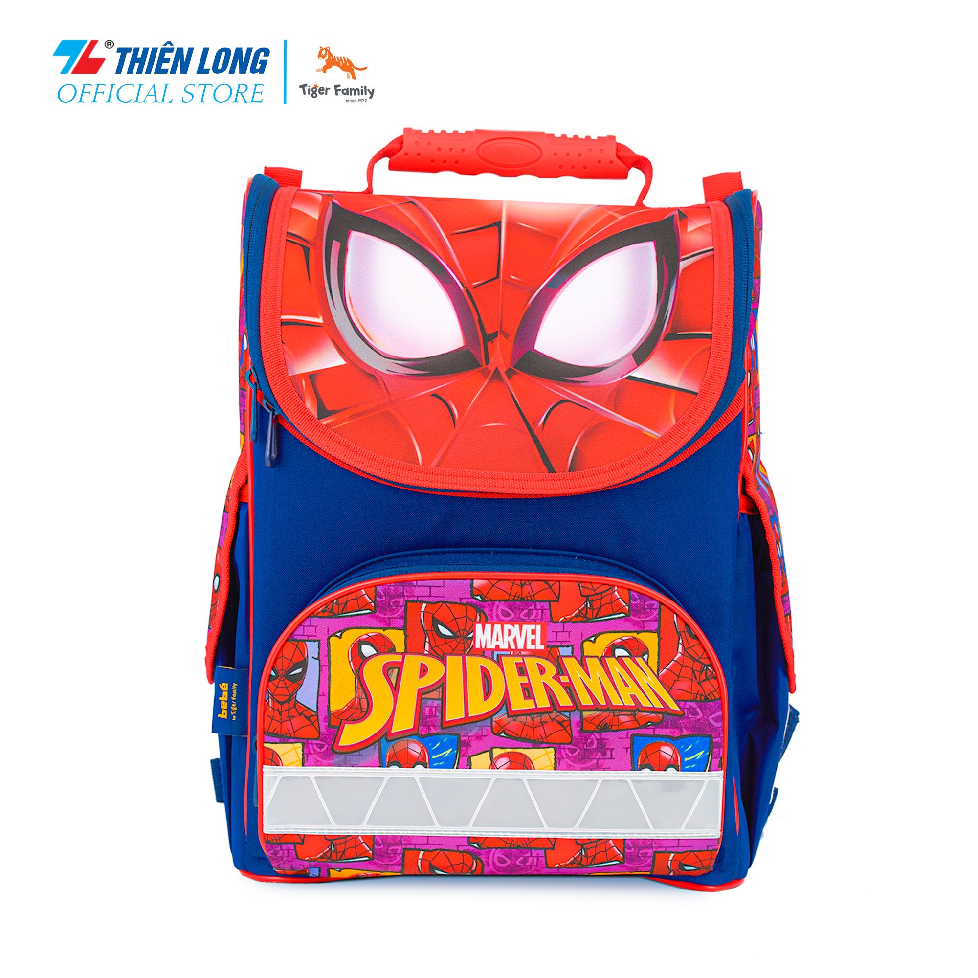 Combo cặp chống gù Thiên Long Điểm 10 Nature Quest cho bé kèm túi rút bình nước SPIDERMAN