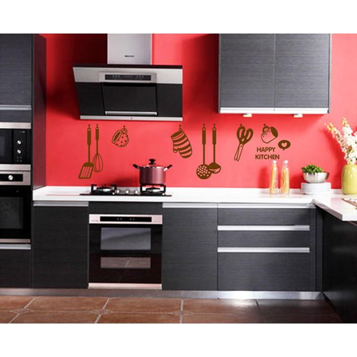 Decal trang trí tường hình Dụng Cụ Làm Bếp