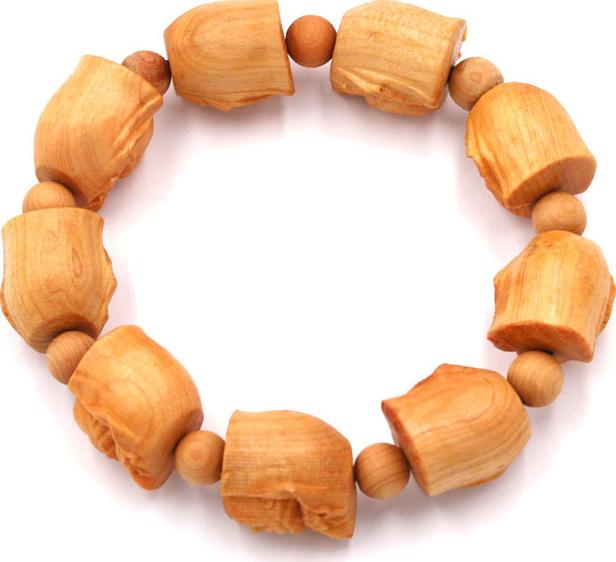 Vòng tay chuỗi hạt Quan âm gỗ Ngọc am