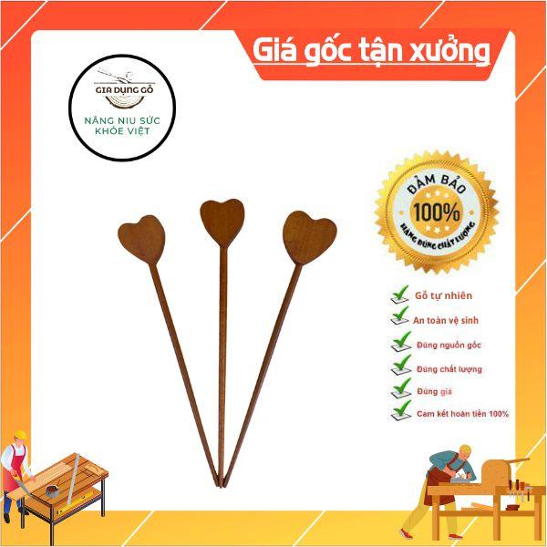 Ghim Gỗ Hình Tim Các Loại Ăn Trái Cây Chụp Hình Decor - ĐỒ DÙNG NHÀ BẾP 68