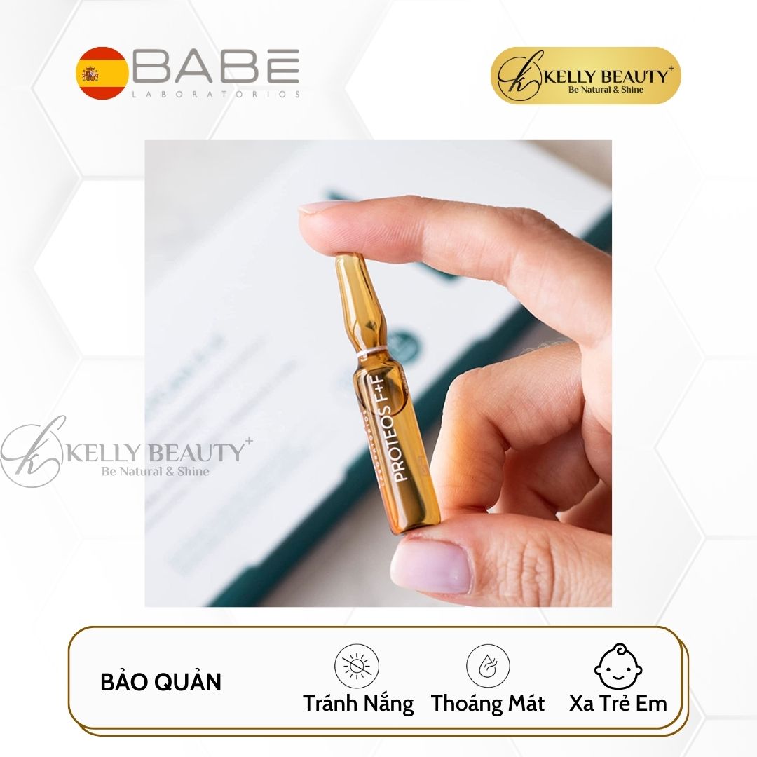 Huyết Thanh Trẻ Hoá Da BABE Proteoglycan F+F - Cải Thiện Độ Đàn Hồi, Săn Chắc Da; Se Khít Lỗ Chân Lông | Kelly Beauty