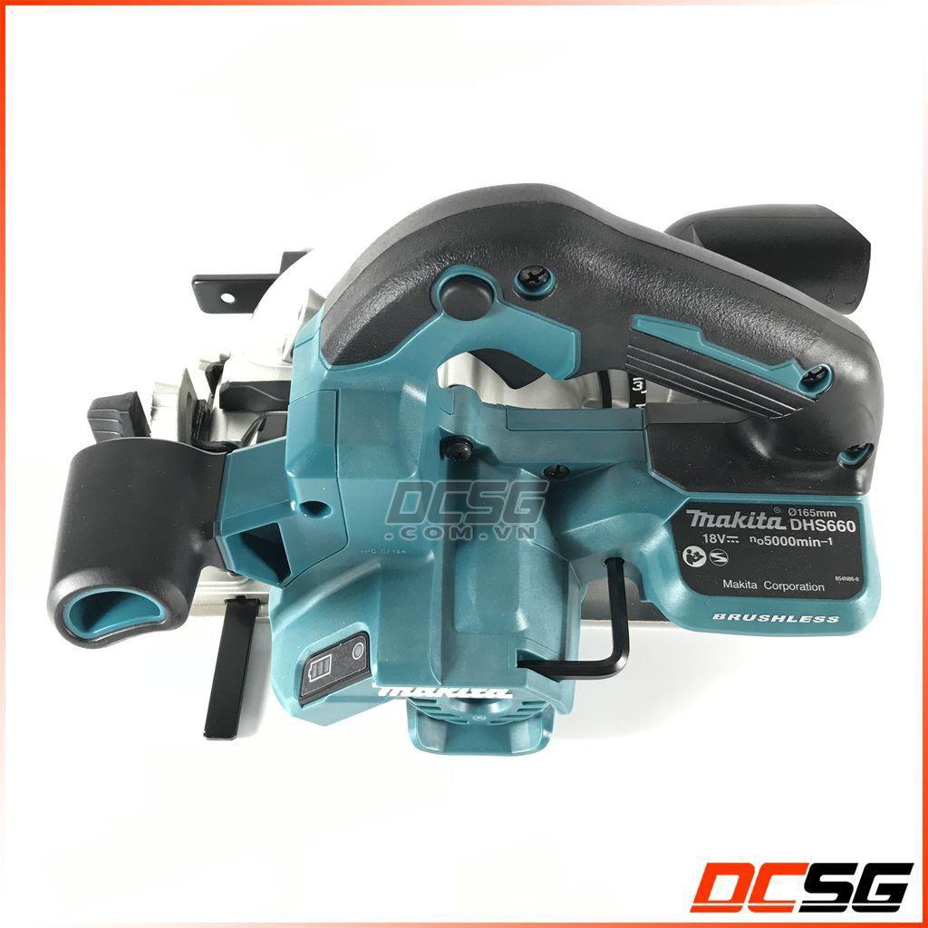 Máy cưa đĩa 165mm dùng pin 18V Makita DHS660Z (không pin sạc)