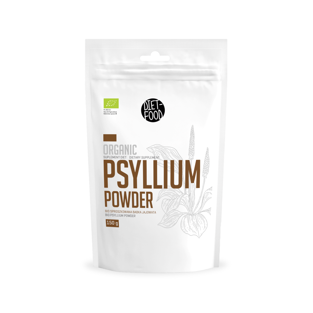 Bột vỏ hạt mã đề hữu cơ 150g Diet Food Organic Psyllium