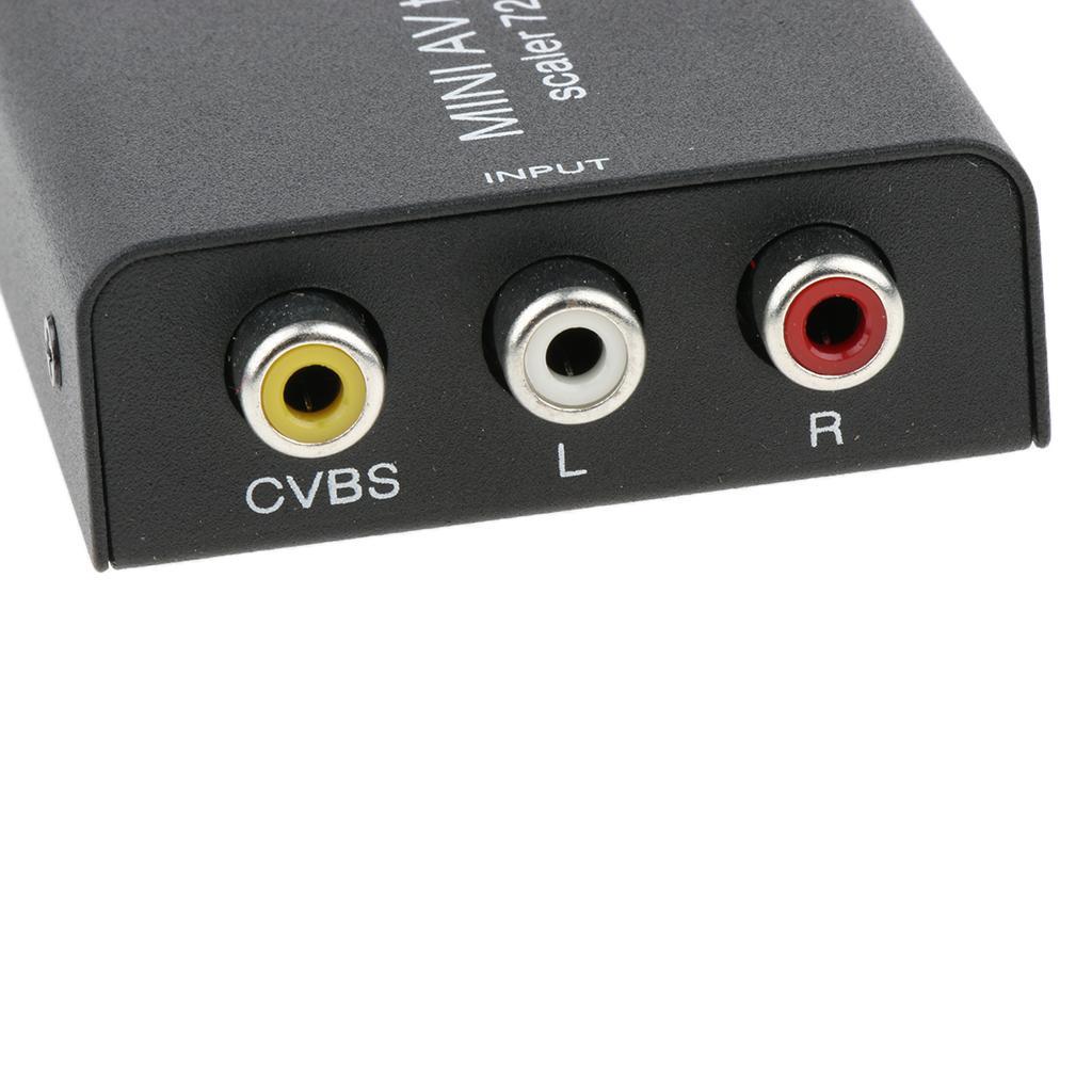 To AV 3RCA CVBS Composite Video Audio Converter Adapter For PS4 PC