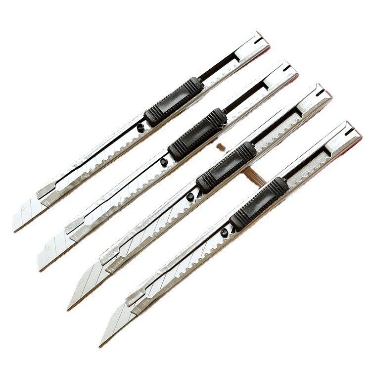 Set 2 Dao Rọc Giấy Siêu Bén Thép Hợp Kim Dài 13cm