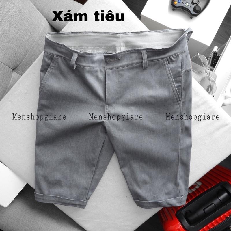 Quần short nam kaki co giãn