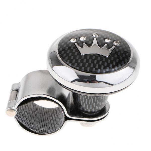2X Auto Carbon Steering   Knob Aid Handle  Universal