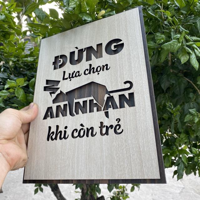 Tranh Treo Tường Decor - Tranh Động Lực Slogan - Trang Trí Nhà Cửa, Văn Phòng Làm Việc, Tạo Động Lực