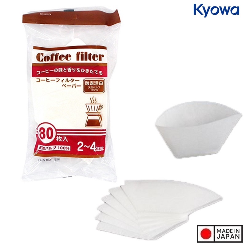 Set 80 túi giấy lọc cà phê Kyowa - Made in Japan