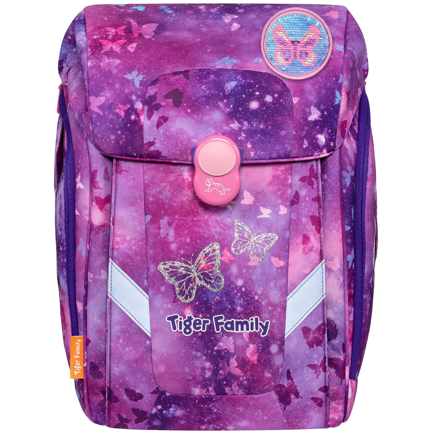 Ba Lô Chống Gù Infinity Schoolbag - Glittery Night- Go Green - Tiger Family TGFY-006A