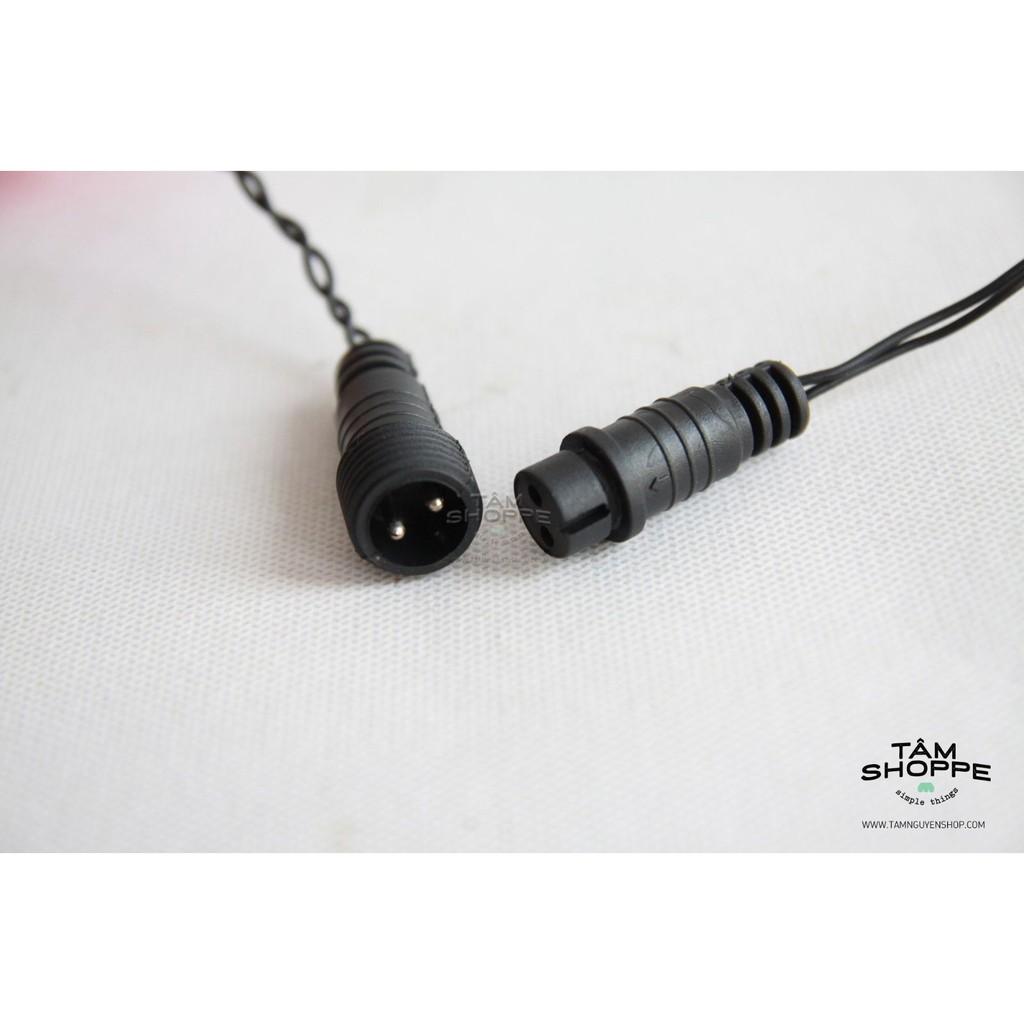 Dây Led Bi Trong Suốt Màu Xanh Dương 7m