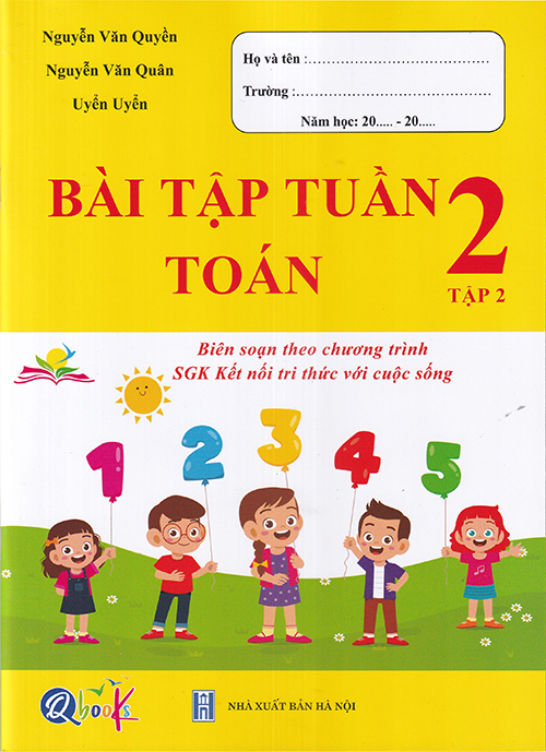 Sách - Bài tập tuần Toán 2 tập 2 (Biên soạn theo chương trình sgk Kết nối tri thức với cuộc sống)