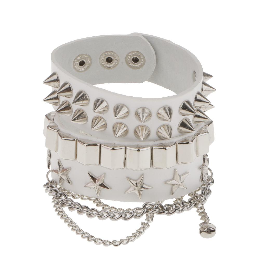 Men Accessories Hand Chain Korean Style Retro White Bangle Bracelet Jewelry