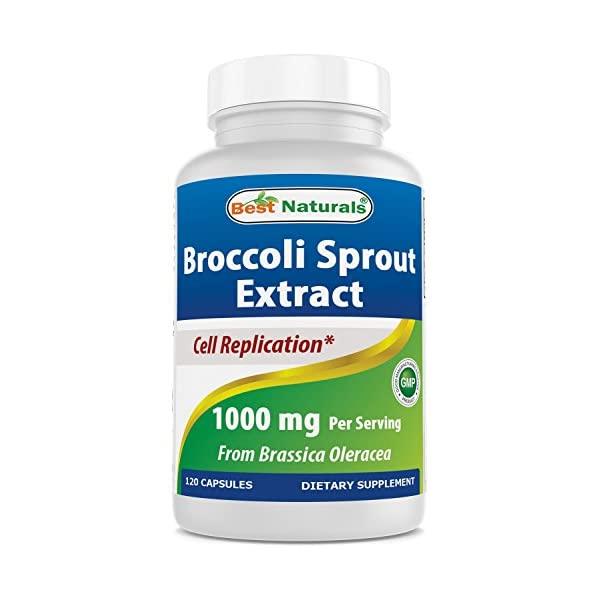 Best Naturals Broccoli Sprouts Extract, 1000 mg, 120 Count