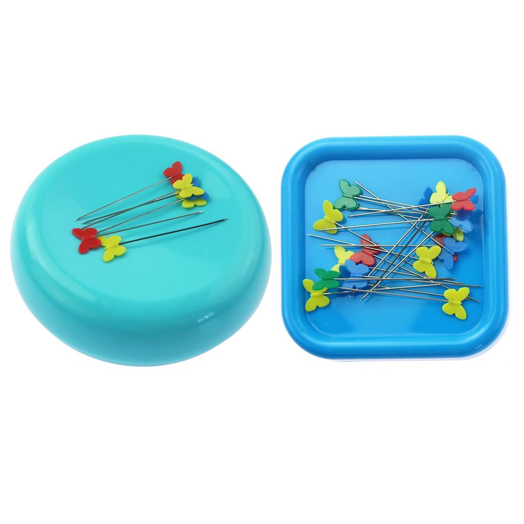 2 Cái May Từ Chân Kim Đệm Pin Hộp Bảo Quản Tự Làm Bộ Kim Chỉ Dụng Cụ