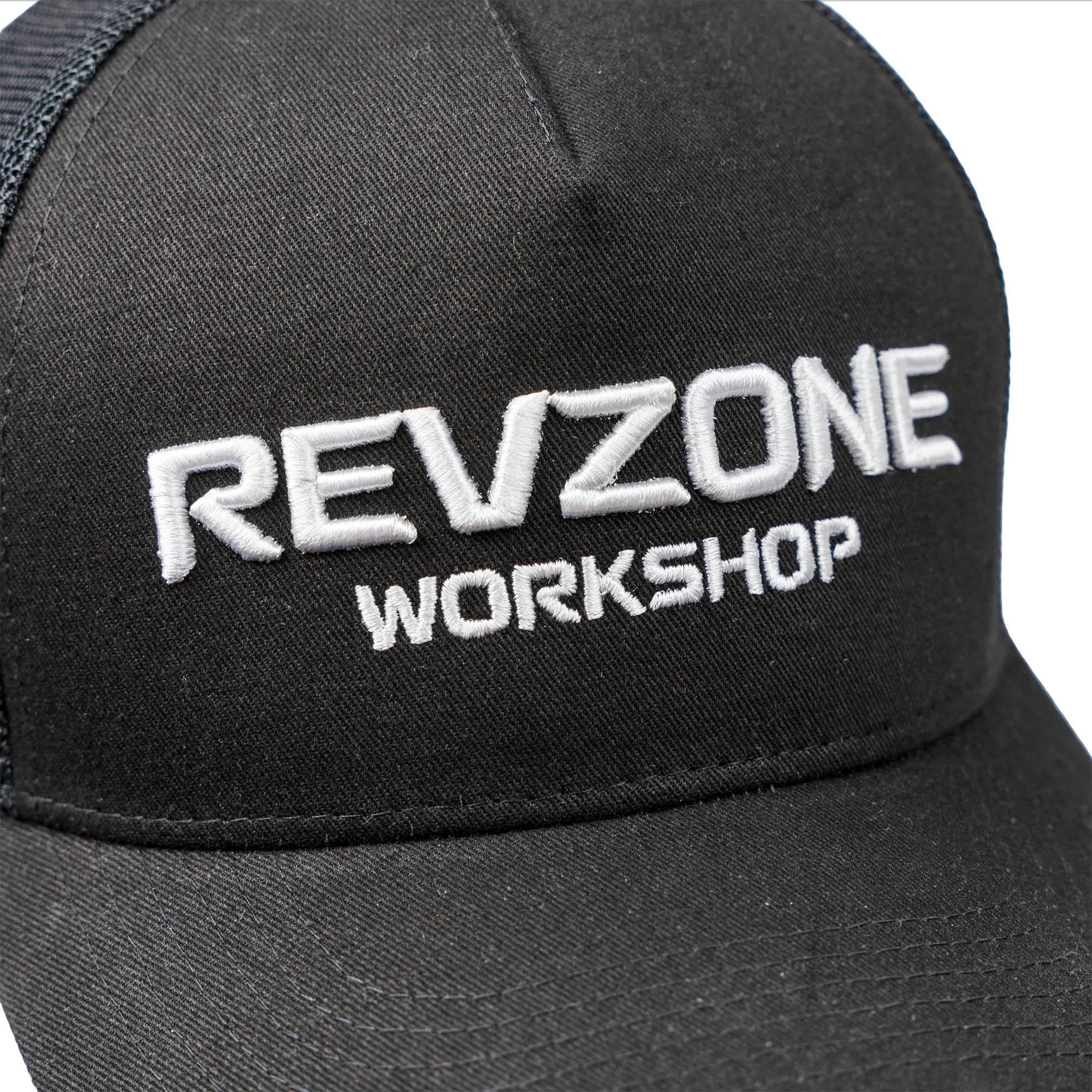 Nón Lưỡi Trai Revzone Workshop Logo Màu Đen