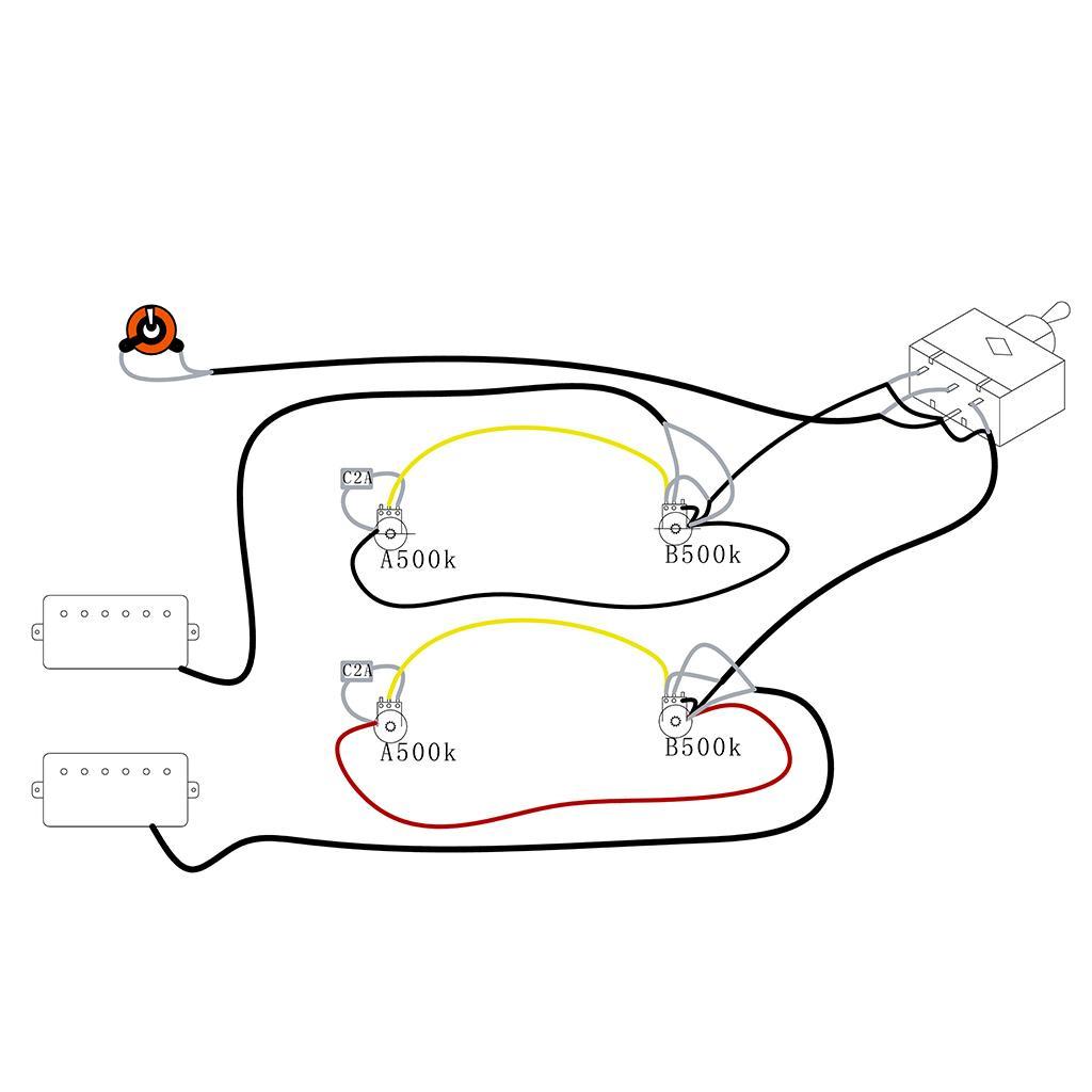 Gold Bridge Tailpiece + Sealed Humbucker Pickup Set for Les Paul Guitar