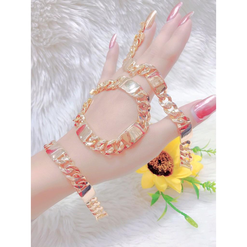 Lắc Tay Xi Vàng - Lắc Tay Xi Vàng Thiết Kế Sang Trọng Cao Cấp