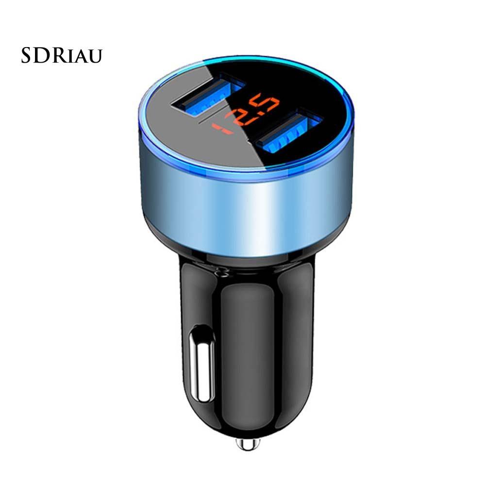 Thiết bị vôn kế hỗ trợ 2 cổng sạc usb tiện dụng dành cho xe hơi