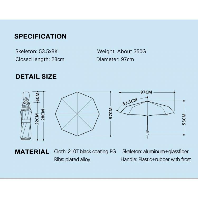 Ô dù cao cấp OLYCAT chống tia UV - Mẫu Navigator