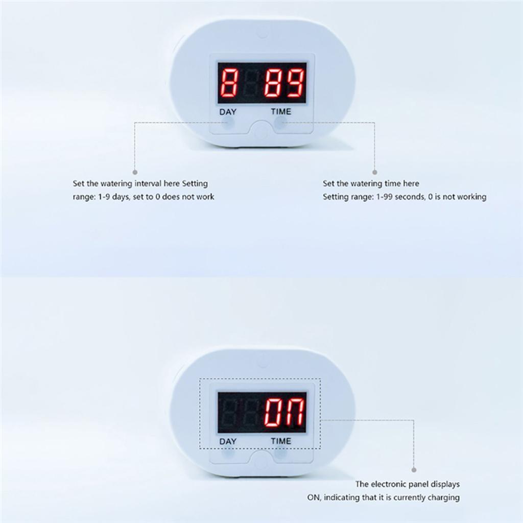 Garden Automatic Drip Irrigation System, Plant Water Pump Timer Tool,Precise Watering for Garden Patio