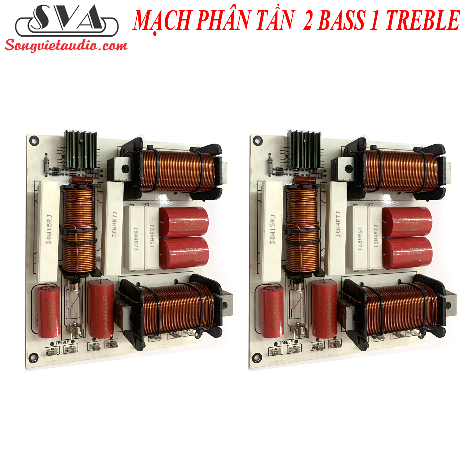 MẠCH PHÂN TẦN FULL ĐÔI 2 BASS 1 TREBLE - CẶP