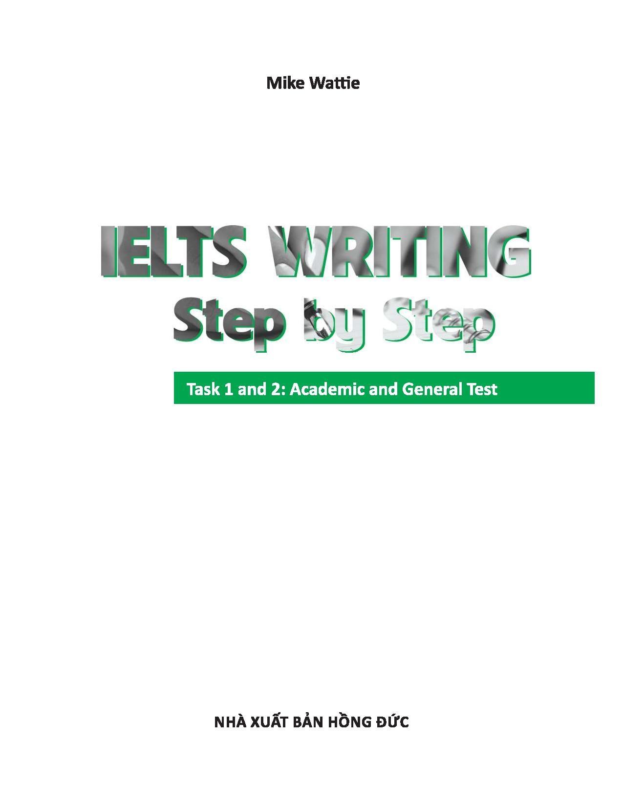 Ielts Writing Step By Step (Bộ Sách Ielts Mike)