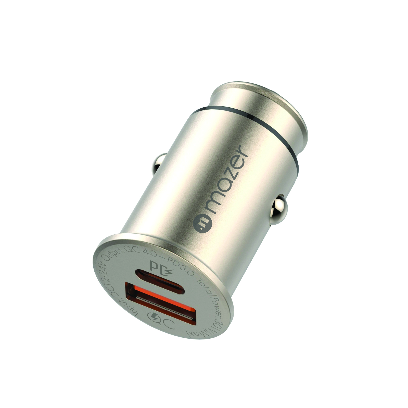 Củ Sạc Nhanh Oto Mazer USB-C PD30W+USB-A QC3.0 Infinite.DRIVE SuperMINI - Hàng Chính Hãng