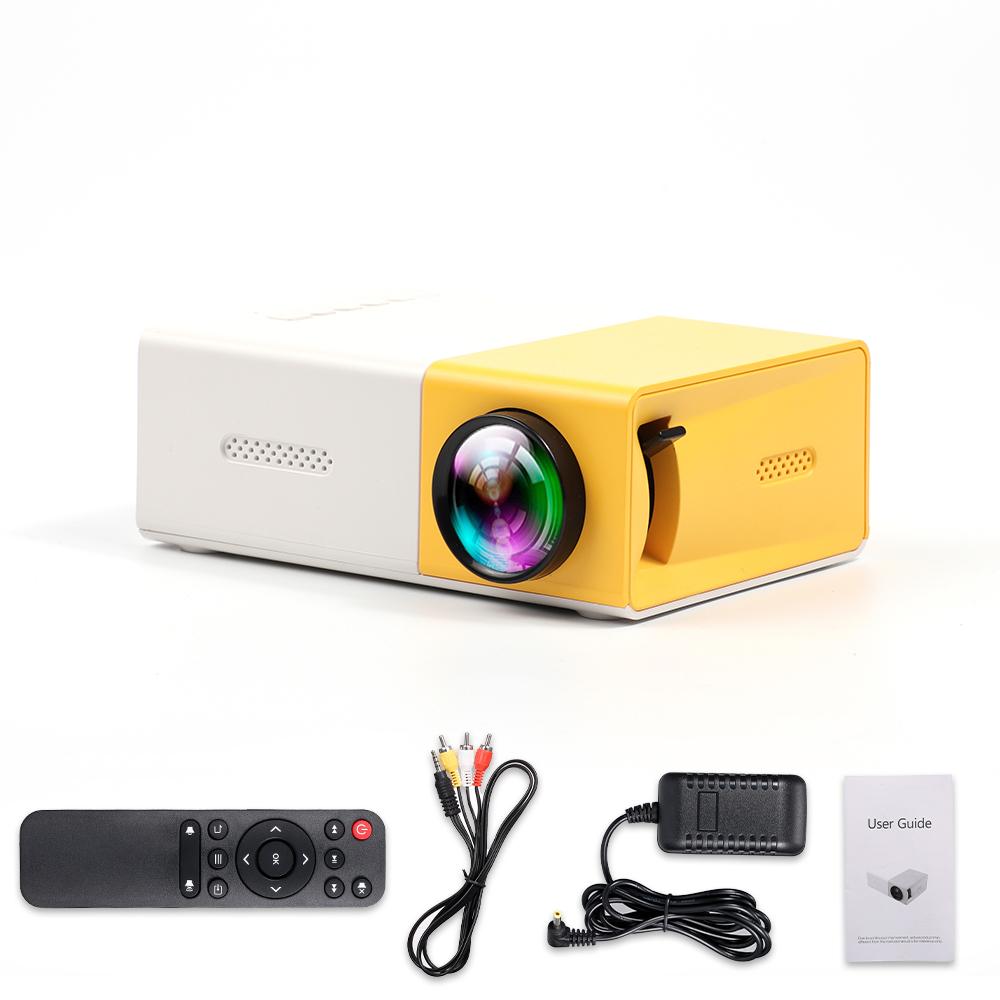Máy Chiếu Phim Ngoài Trời Với Giao Diện Hd Usb Av Điều Khiển Từ Xa Led Lcd 400 Lux