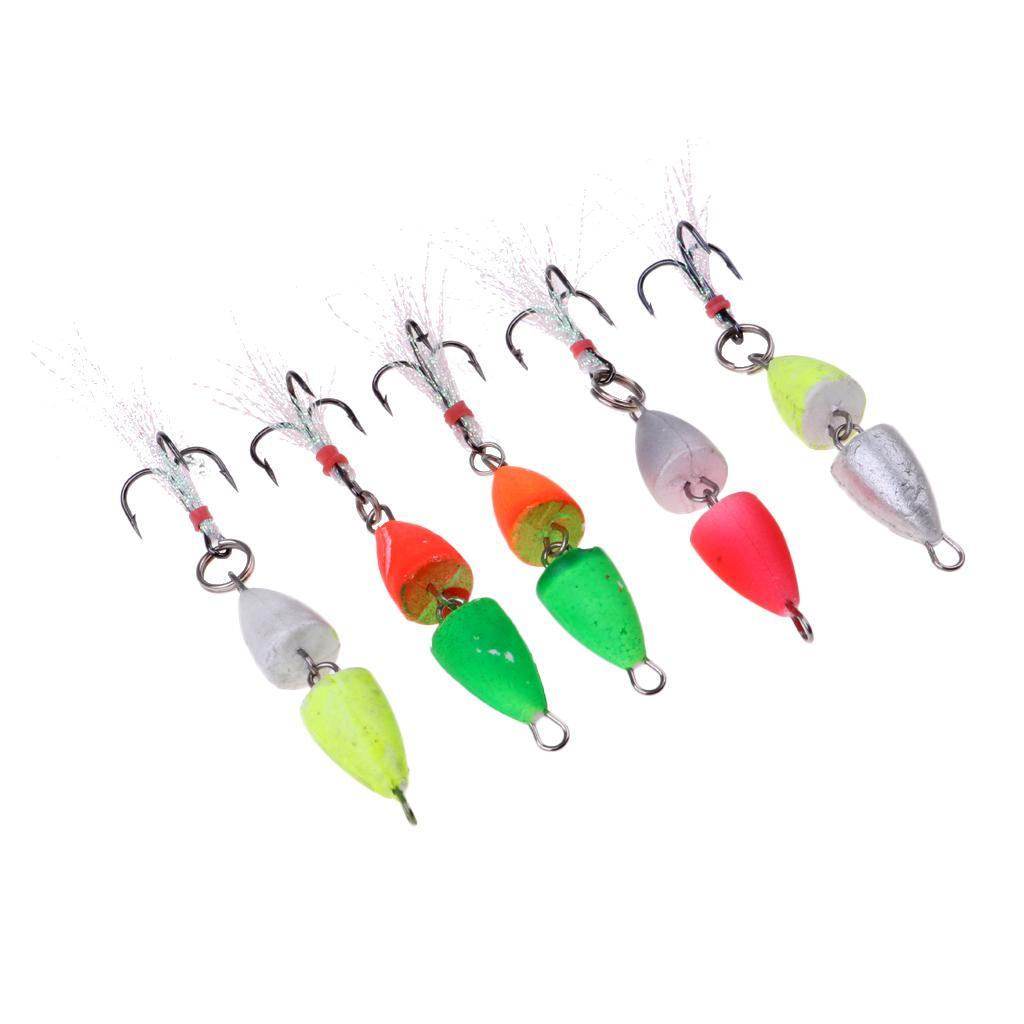 5 Pieces EVA Bright Fishing Lures Set Fishing Baits Crankbaits Bass Fishing