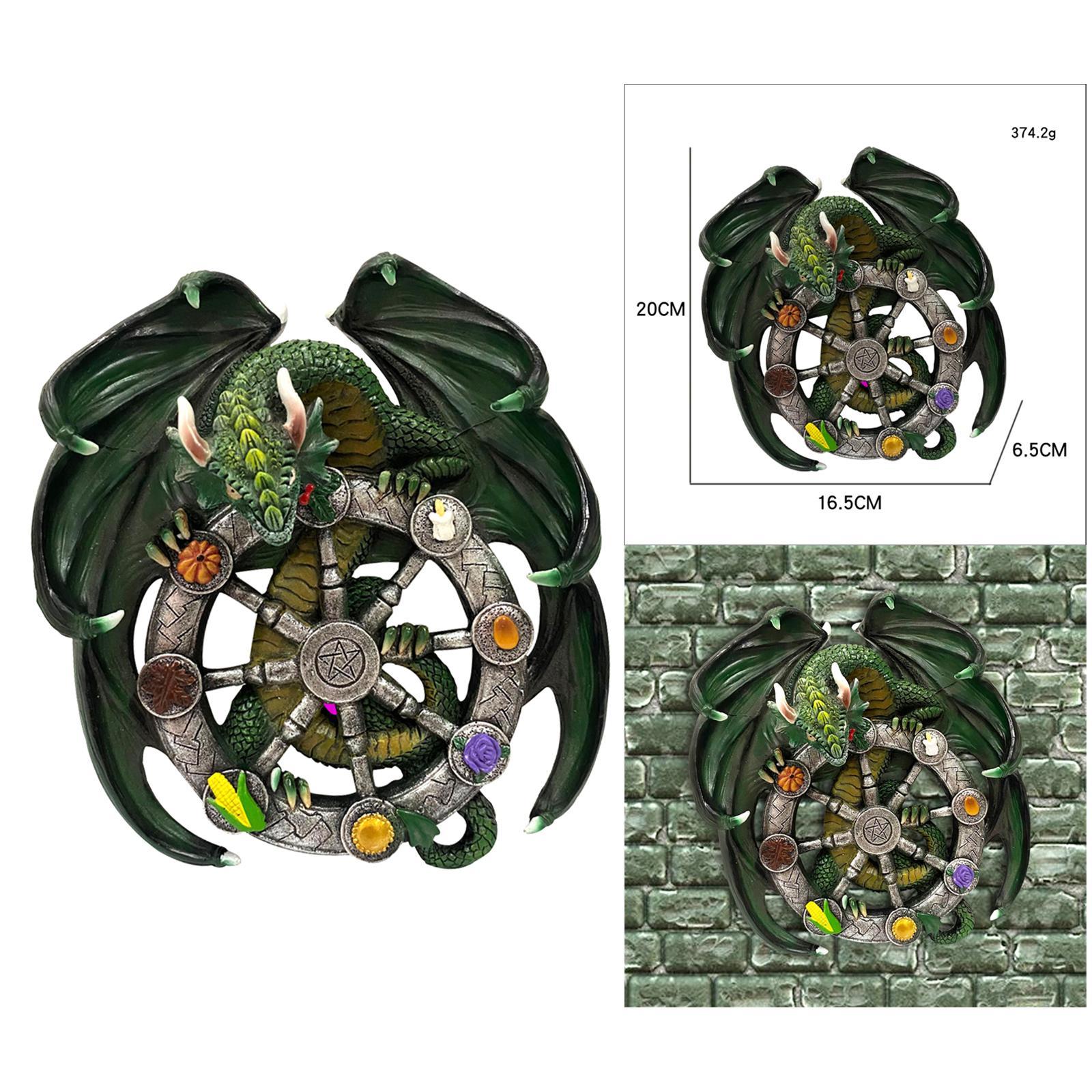 Dragon Sculpture Wall Hanging Decoration Statue Craft Wall