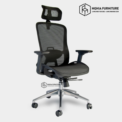 Ghế làm việc Công Thái Học full tính năng - Ghế xoay văn phòng Trend-H - Nghia Furniture