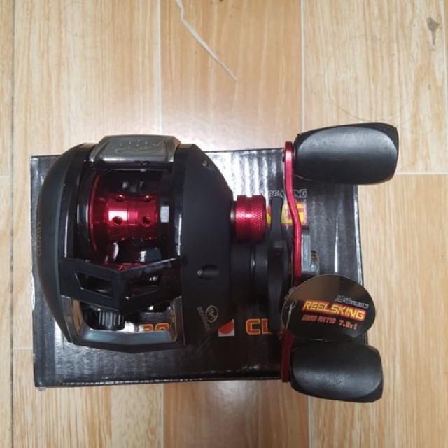 Bộ cần câu máy ngang cần dài 2m4 abu black max + máy ngang CD 201 cần ABu Garcia black max cần cực khoẻ y hình